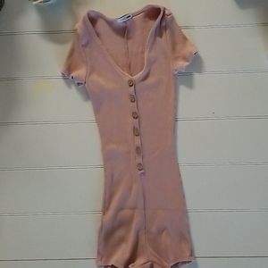 Fashion Nova Ribbed Romper/ Bodysuit Onesie SS